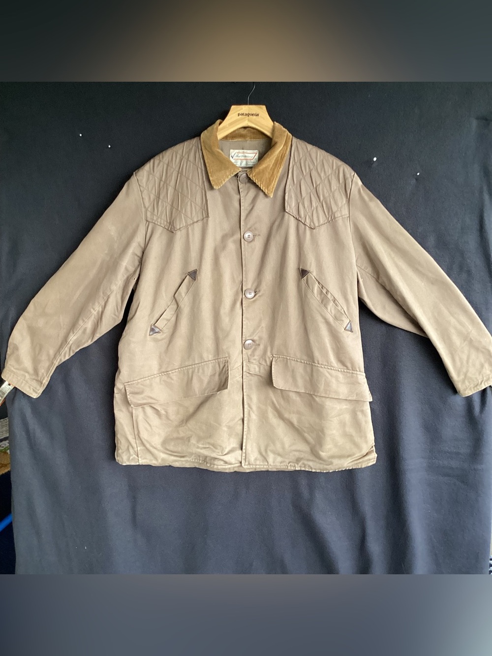 Vintage Ted Williams for Sears canvas hunting jacket w/ Talon zippers made in US